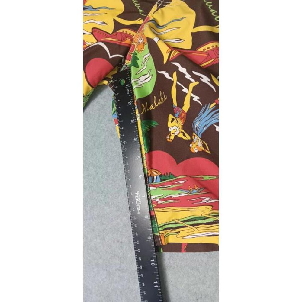 NWT! American Living Swim Trunks Mens Size M Brown Pina Cape Neddick Island 100% - Picture 11 of 12
